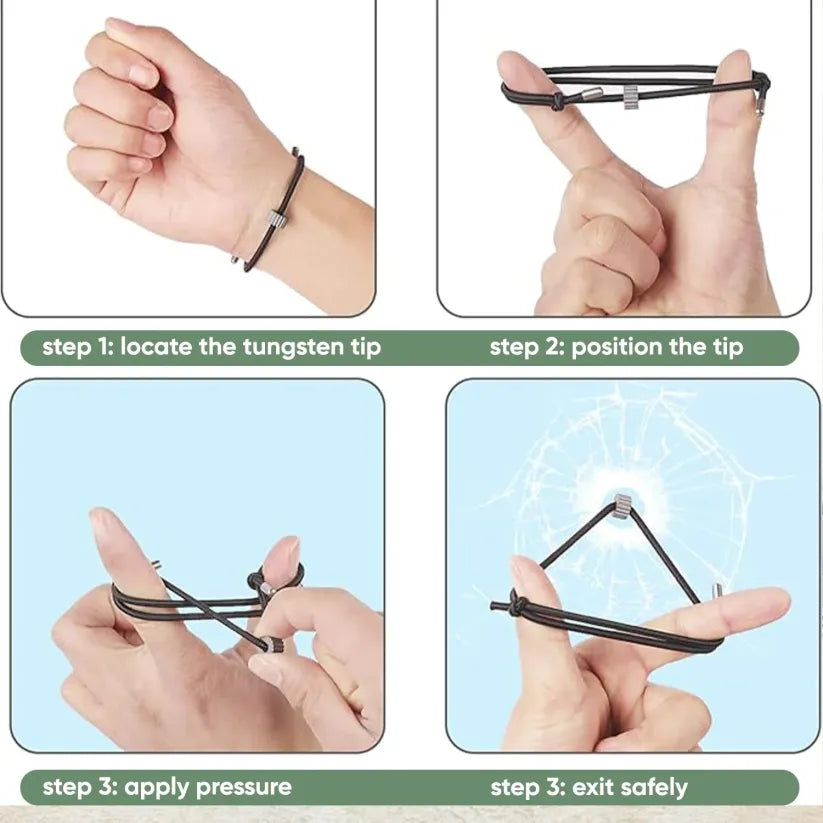 “Fashion Meets Function: This Bracelet Can Shatter a Car Window in One Hit”