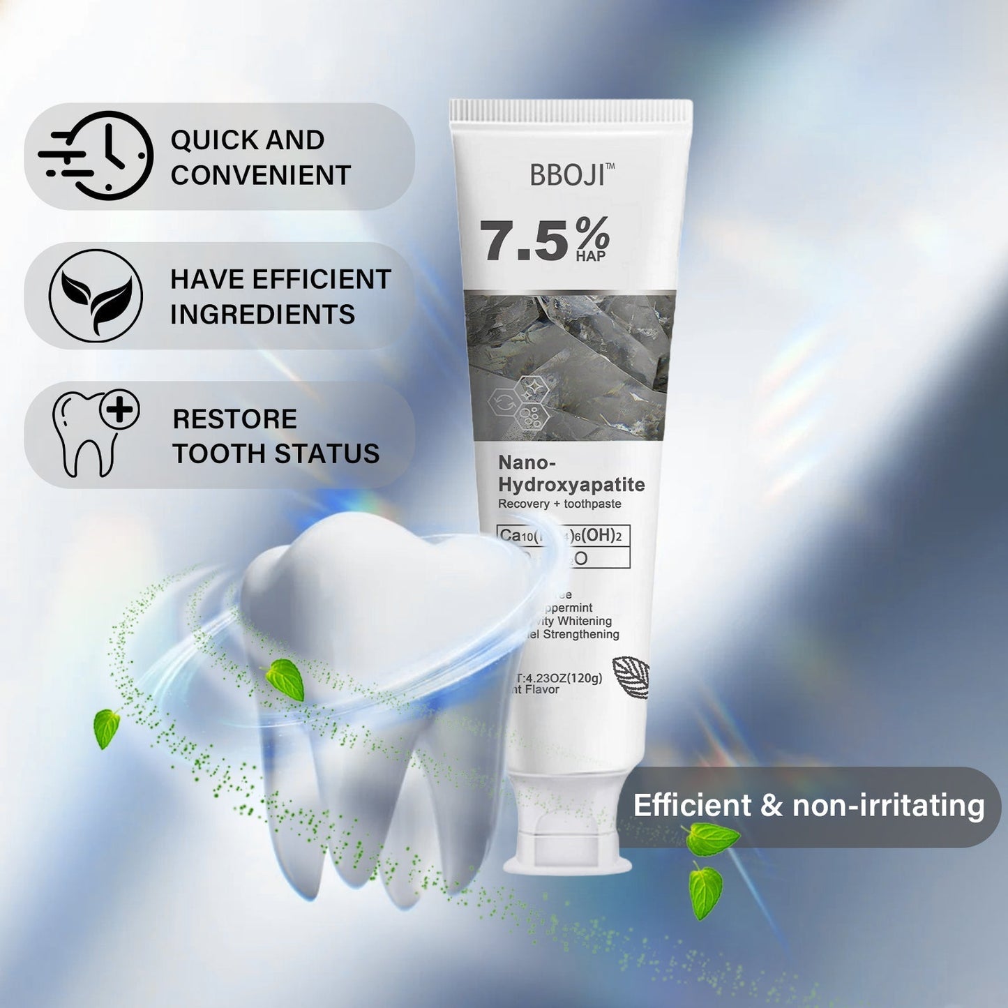🔥🔥Final 12 Hours: 60%OFF🎁 BBOJI™ Fluoride-Free Hydroxyapatite Toothpaste 💎 Your Smile, Naturally Brighter!(副本)