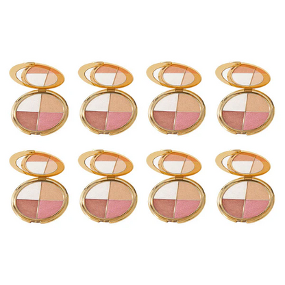 🌺Last 3 hours 60% off⏰eye & cheek palette - eyeshadow and highlighter makeup (with Detachable Brush)