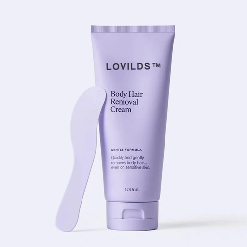 LOVILDS™7-in-1 Gentle Hair Removal Cream that hydrates, brightens & exfoliates – all while removing hair in minutes.