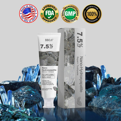 🔥Final 12 Hours: 81%OFF🎁 BBOJI™ Fluoride-Free Hydroxyapatite Toothpaste 💎 Your Smile, Naturally Brighter!