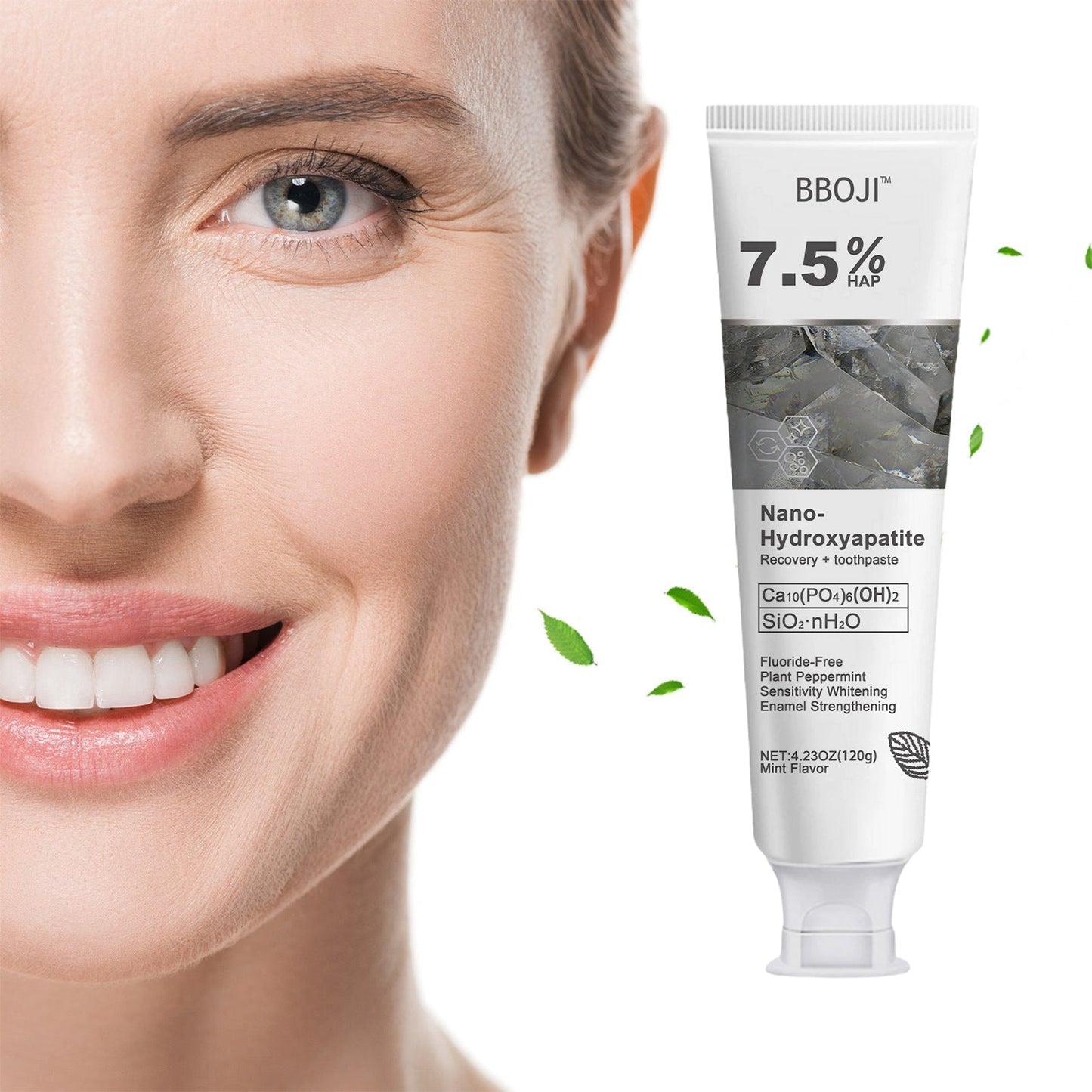 🔥Final 12 Hours: 81%OFF🎁 BBOJI™ Fluoride-Free Hydroxyapatite Toothpaste 💎 Your Smile, Naturally Brighter!