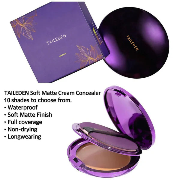 Final 3 Hours: 60%OFF-Evanesce Soft Matte Cream Concealer with Brush FREE !