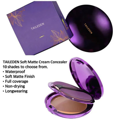 Final 3 Hours: 60%OFF-Evanesce Soft Matte Cream Concealer with Brush FREE !